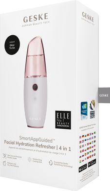 Зволожувач для шкіри обличчя GESKE Facial Hydration Refresher 4 in 1 starlight HB0154 фото Купити Зволожувач для шкіри обличчя GESKE Facial Hydration Refresher 4 in 1 starlight  GESKE 1 279 грн