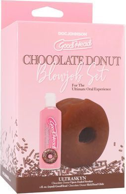 Набір для мінету Doc Johnson GoodHead Chocolate Donut Blowjob Set SX4415 фото Купити Набір для мінету Doc Johnson GoodHead Chocolate Donut Blowjob Set  Doc Johnson  2 149 грн