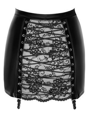 Спідниця Noir Handmade F341 Powerwetlook and lace skirt - S SX2130 фото Купити Спідниця Noir Handmade F341 Powerwetlook and lace skirt - S  Noir Handmade (Польща) 2 808 грн