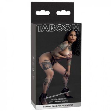 Распорка Taboom Luxury Bondage Essentials, регулируемая ширина, серебристая TABOOM &mdash; фото