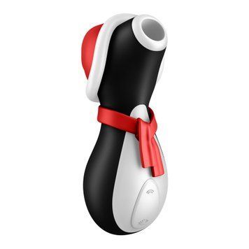 Вакуумний кліторальний стимулятор Satisfyer Penguin Holiday Edition, у шапочці та шарфі SO8777 фото Купити Вакуумний кліторальний стимулятор Satisfyer Penguin Holiday Edition, у шапочці та шарфі  Satisfyer (Німеччина) 2 217 грн