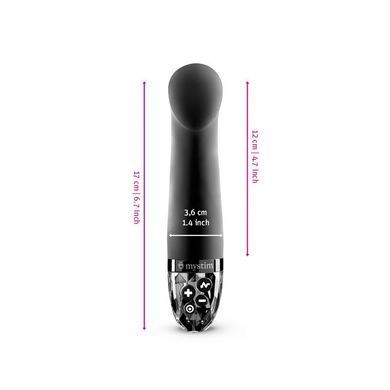 Вибратор для точки G с электростимуляцией Mystim Right on Ron Black Edition SO8143 фото Купить   Mystim  4 589 грн