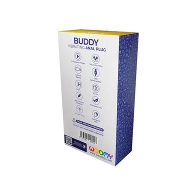 Анальний вібростимулятор Wooomy Buddy SX0812 фото Купити Анальний вібростимулятор Wooomy Buddy  Wooomy (Іспанія) 1 265 грн
