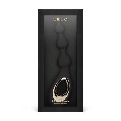 Анальне намисто з вібрацією LELO Soraya Beads Black, різний діаметр намистин, 8 режимів SO9531 фото Купити Анальне намисто з вібрацією LELO Soraya Beads Black, різний діаметр намистин, 8 режимів  Lelo (Швеція) 11 891 грн