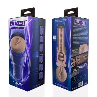 Мастурбатор-вагіна Fleshlight Boost Bang Light Medium Flesh, плаваючі кільця Turbo Tech SO8155 фото Купити Мастурбатор-вагіна Fleshlight Boost Bang Light Medium Flesh, плаваючі кільця Turbo Tech  Fleshlight (США) 4 286 грн