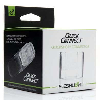 Адаптер Fleshlight Quickshot Quick Connect для соединения двух Квикшотов в одну игрушку F19266 фото Купить   Fleshlight (США) 590 грн