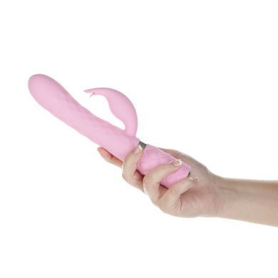 Розкішний кролик з ротацією та вібрацією Pillow Talk Lively Pink, кристал Сваровскі SO6856 фото Купити Розкішний кролик з ротацією та вібрацією Pillow Talk Lively Pink, кристал Сваровскі  Pillow Talk (Канада) 4 240 грн