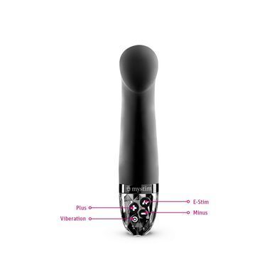 Вибратор для точки G с электростимуляцией Mystim Right on Ron Black Edition SO8143 фото Купить   Mystim  4 589 грн