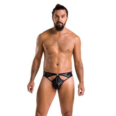 Мужские стринги Passion 033 THONG PAUL L/XL Black, под латекс SO7570 фото Купить   Passion (Польща) 997 грн