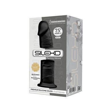 Фалоімітатор SilexD Henry Black (MODEL 2 size 7.5in), двошаровий, силікон + Silexpan, діаметр 4,8 см SO5025 фото Купити Фалоімітатор SilexD Henry Black (MODEL 2 size 7.5in), двошаровий, силікон + Silexpan, діаметр 4,8 см  SILEXD (Іспанія) 1 607 грн