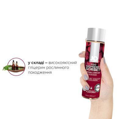 Смазка на водной основе JO H2O &mdash; Raspberry Sorbet (120 мл) без сахара, растительный глицерин SO1671 фото Купить   JO (США) 794 грн
