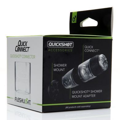 Адаптер Fleshlight Quickshot Quick Connect для соединения двух Квикшотов в одну игрушку F19266 фото Купить   Fleshlight (США) 590 грн