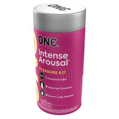 Подарунковий набір ONE Intense Arousal, у комплекті 6 презервативів, 6 саше з лубрикантом, віброкільце SX0798 фото Купити Подарунковий набір ONE Intense Arousal, у комплекті 6 презервативів, 6 саше з лубрикантом, віброкільце  ONE (США) 1 450 грн