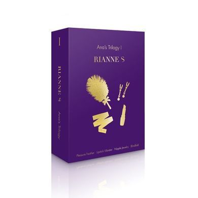 Романтический подарочный набор RIANNE S Ana's Trilogy Set I: помада-вибратор, зажимы, повязка SO3855 фото Купить   RIANNE S (Нідерланди) 1 108 грн