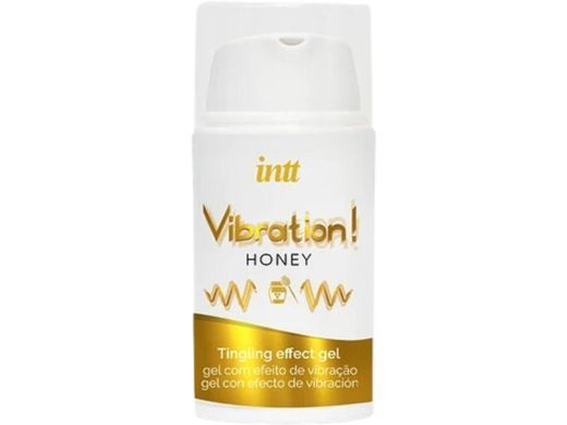 Жидкий вибратор Intt Vibration Honey (15 мл), густой гель, очень вкусный, действует до 30 мин SX0580 фото Купить   Intt (Бразилія-Португалія) 812 грн