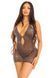 Сукня Leg Avenue Lurex Rhinestone Keyhole Halter Dress One Size Black/Silver &mdash; фото 5
