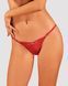 Кружевные стринги Obsessive Lacelove thong XS/S Red, низкая посадка SO8661 фото 1