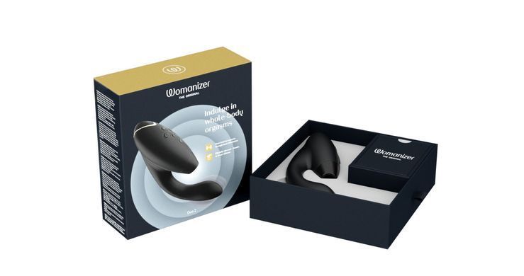 Подвійний вакуумний кліторальний стимулятор з вібрацією Womanizer Duo 2 - Black, незалежні мотори SO8754 фото Купити Подвійний вакуумний кліторальний стимулятор з вібрацією Womanizer Duo 2 - Black, незалежні мотори  Womanizer (Німеччина) 7 021 грн