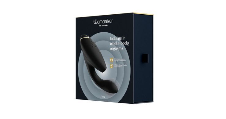 Подвійний вакуумний кліторальний стимулятор з вібрацією Womanizer Duo 2 - Black, незалежні мотори SO8754 фото Купити Подвійний вакуумний кліторальний стимулятор з вібрацією Womanizer Duo 2 - Black, незалежні мотори  Womanizer (Німеччина) 7 021 грн
