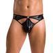 Мужские стринги Passion 033 THONG PAUL L/XL Black, под латекс SO7570 фото 1