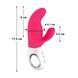 Вибратор-кролик Fun Factory MISS BI pink/white, 2 независимых мотора, диаметр 4,2 см SX0944 фото 1