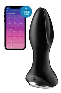 Анальна смарт-вібропробка із перлинним масажем Satisfyer Rotator Plug 2+ Black SO6279 фото Купити Анальна смарт-вібропробка із перлинним масажем Satisfyer Rotator Plug 2+ Black  Satisfyer (Німеччина) 2 217 грн