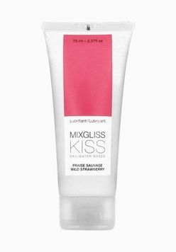 Лубрикант на водной основе MixGliss KISS Wild Strawberry (70 мл) Дикая Клубничка SO1620 фото Купить   MixGliss (Франція) 517 грн