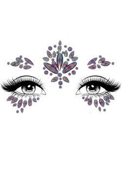 Стразы-украшения для лица Leg Avenue Verity face jewels sticker, наклейки SO9180 фото Купить   Leg Avenue (США) 729 грн