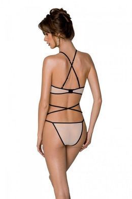 Комплект білизни Passion CHIKA SET, L/XL, cream, топ, трусики SO9698 фото Купити Комплект білизни Passion CHIKA SET, L/XL, cream, топ, трусики  Passion (Польща) 2 189 грн