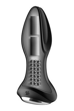 Анальная смарт вибропробка с жемчужным массажем Satisfyer Rotator Plug 2+ Black SO6279 фото Купить   Satisfyer (Німеччина) 2 217 грн