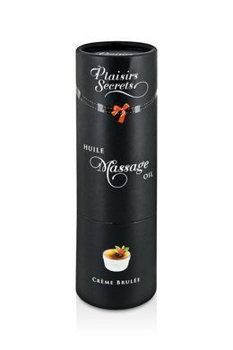 Массажное масло Plaisirs Secrets Creme Brulee (59 мл) с афродизиаками съедобное, подарочная упаковка SO1840 фото Купить   Plaisirs Secrets (Франція) 489 грн