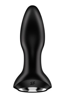 Анальная смарт вибропробка с жемчужным массажем Satisfyer Rotator Plug 2+ Black SO6279 фото Купить   Satisfyer (Німеччина) 2 217 грн