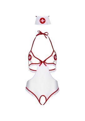 Костюм медсестри Leg Avenue Naughty Nurse, one size, боді та шапочка SO7892 фото Купити Костюм медсестри Leg Avenue Naughty Nurse, one size, боді та шапочка  Leg Avenue (США) 1 930 грн