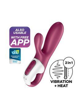 Смарт вібратор кролик із підігрівом Satisfyer Hot Bunny SO6086 фото Купити Смарт вібратор кролик із підігрівом Satisfyer Hot Bunny  Satisfyer (Німеччина) 2 217 грн