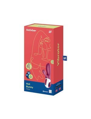 Смарт вібратор кролик із підігрівом Satisfyer Hot Bunny SO6086 фото Купити Смарт вібратор кролик із підігрівом Satisfyer Hot Bunny  Satisfyer (Німеччина) 2 217 грн