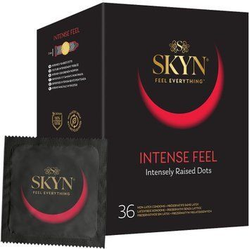 Безлатексні преміум-презервативи SKYN Intense Feel 36 шт, точковий рельєф SX2396 фото Купити Безлатексні преміум-презервативи SKYN Intense Feel 10 шт, точковий рельєф  SKYN  2 022 грн