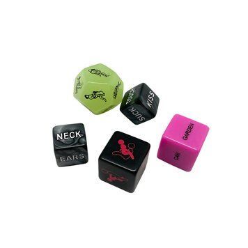 Набор кубиков Wooomy Ooo 5 Dice Set (EN): места и позы для секса, интимные действия и части тела SO7403 фото Купить   Wooomy (Іспанія) 267 грн