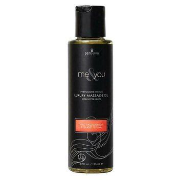 Массажное масло Sensuva Me&You Wild Passion Fruit & Island Guava (125 мл) с феромонами SO4465 фото Купить   Sensuva (США) 775 грн