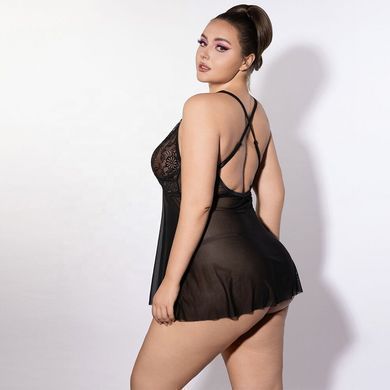 Платье JSY P61151 Black Plus Size SX1871 фото Купить   JSY (Китай) 711 грн