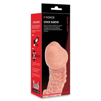 Насадка на член Kokos Cock Sleeve CS 007 M SX1463 фото Купить   Kokos (Південна Корея) 618 грн