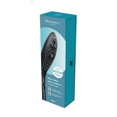 Насадка-стимулятор для душу 2в1 Womanizer Wave Black, масажер для інтимних зон SO8763 фото Купити Насадка-стимулятор для душу 2в1 Womanizer Wave Black, масажер для інтимних зон  Womanizer  4 496 грн