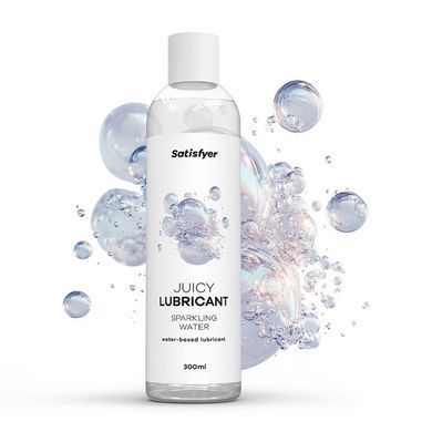 Лубрикант на водной основе Satisfyer Juicy Lubricant Sparkling Water water based 300 мл SX2729 фото Купить Лубрикант на водной основе Satisfyer Juicy Lubricant Sparkling Water water based 300 мл  Satisfyer  552 грн