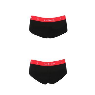 Трусики-шортики Passion PS003 PANTIES M, black SO4208 фото Купить Трусики-шортики Passion PS003 PANTIES L, black  Passion  644 грн