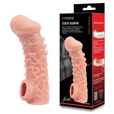 Насадка на член Kokos Cock Sleeve CS 007 M SX1463 фото Купить   Kokos (Південна Корея) 618 грн