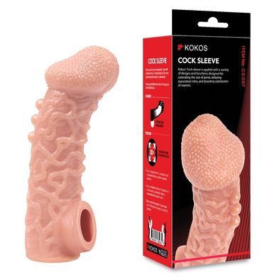 Насадка на член Kokos Cock Sleeve CS 007 M SX1463 фото Купить   Kokos (Південна Корея) 618 грн
