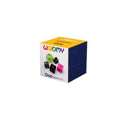 Набір кубиків Wooomy Ooo 5 Dice Set (EN): місця та пози для сексу, інтимні дії та частини тіла SO7403 фото Купити Набір кубиків Wooomy Ooo 5 Dice Set (EN): місця та пози для сексу, інтимні дії та частини тіла  Wooomy (Іспанія) 267 грн