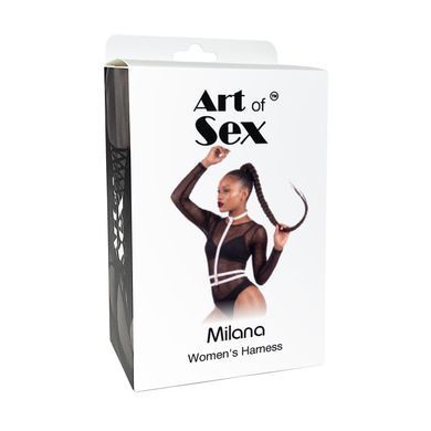 Жіноча портупея Art of Sex - Milana, екошкіра, розмір XS-2XL, колір червоний SX4693 фото Купити Жіноча портупея Art of Sex - Milana, екошкіра, розмір XS-2XL, колір червоний  Art of Sex  459 грн