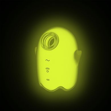 Вакуумный клиторальный стимулятор с вибрацией Satisfyer Glowing Ghost Yellow, светится в темноте SX0543 фото Купить   Satisfyer (Німеччина) 1 570 грн