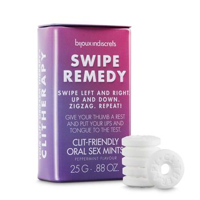 М'ятні цукерки Bijoux Indiscrets Swipe Remedy &ndash; clitherapy oral sex mints без цукру SO5911 фото Купити М'ятні цукерки Bijoux Indiscrets Swipe Remedy &ndash; clitherapy oral sex mints без цукру  Bijoux Indiscrets  341 грн