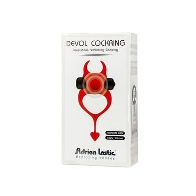 Ерекційне кільце Devol Cockring із вібрацією AD30604 фото Купити Ерекційне кільце Devol Cockring із вібрацією  Adrien Lastic 452 грн